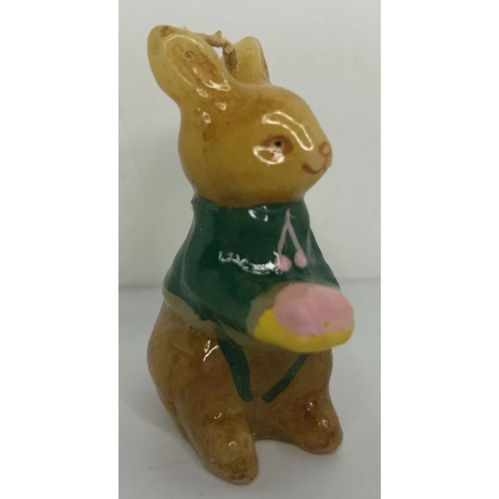 Vintage Decorative‎ Easter Bunny Candle 2.5